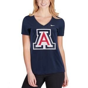 NIKE Navy Blue University of Arizona Dri-fit Tshirt Size Small